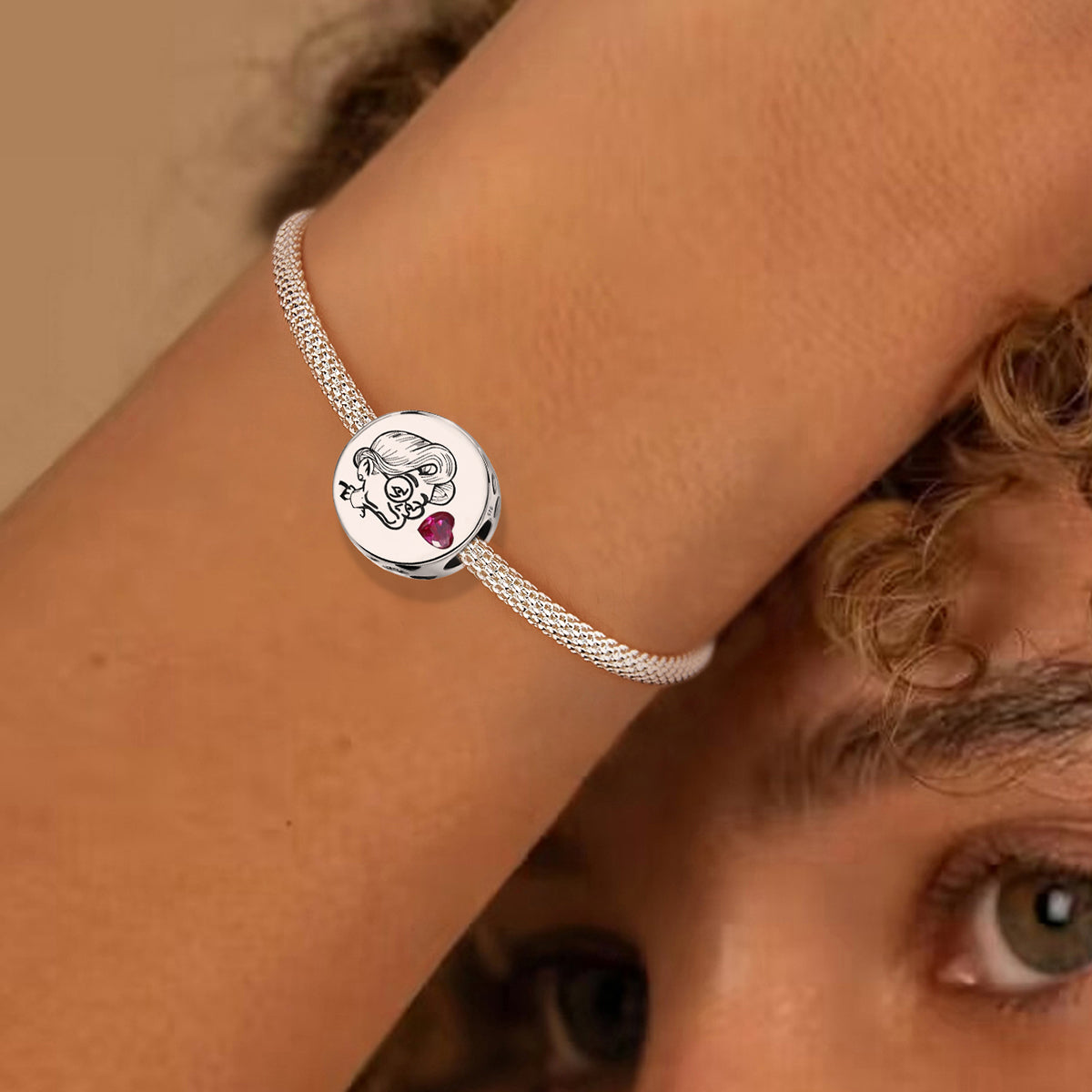 925 Sterling silver charm bead