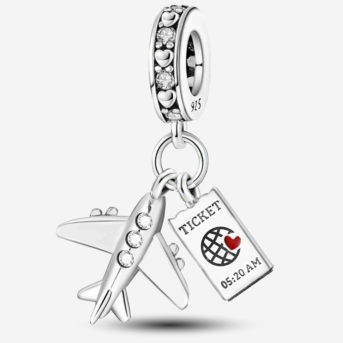 925 Sterling silver charm bead