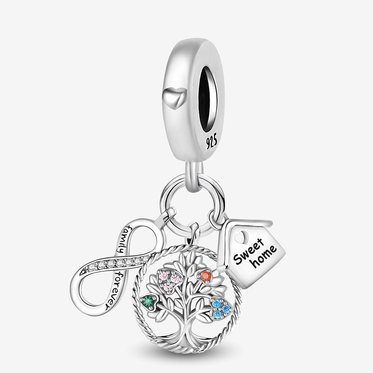 925 Sterling silver charm bead