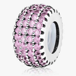 925 Sterling silver round charm bead