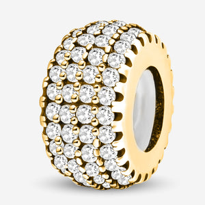 925 Sterling silver round charm bead