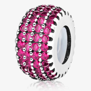 925 Sterling silver round charm bead