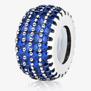 925 Sterling silver round charm bead