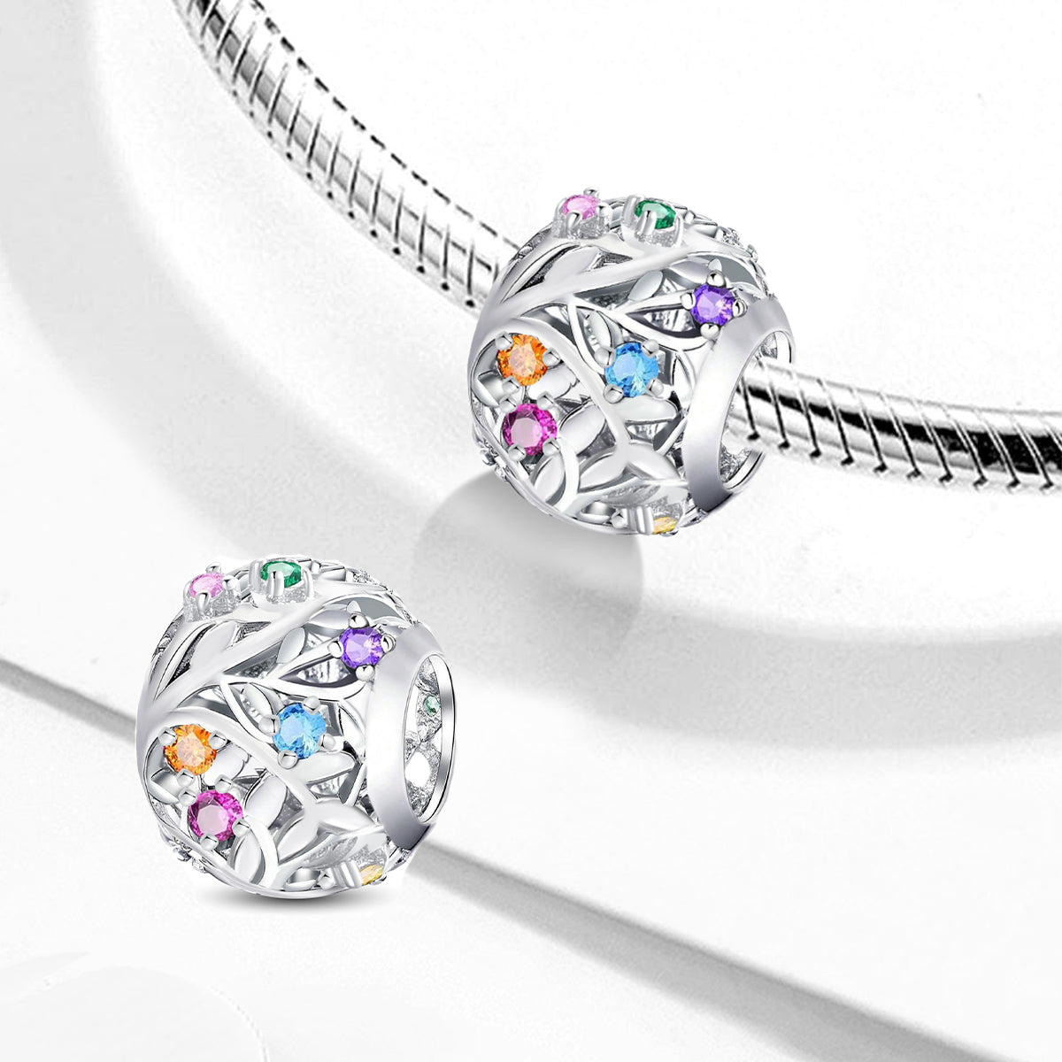 925 Sterling silver charm bead