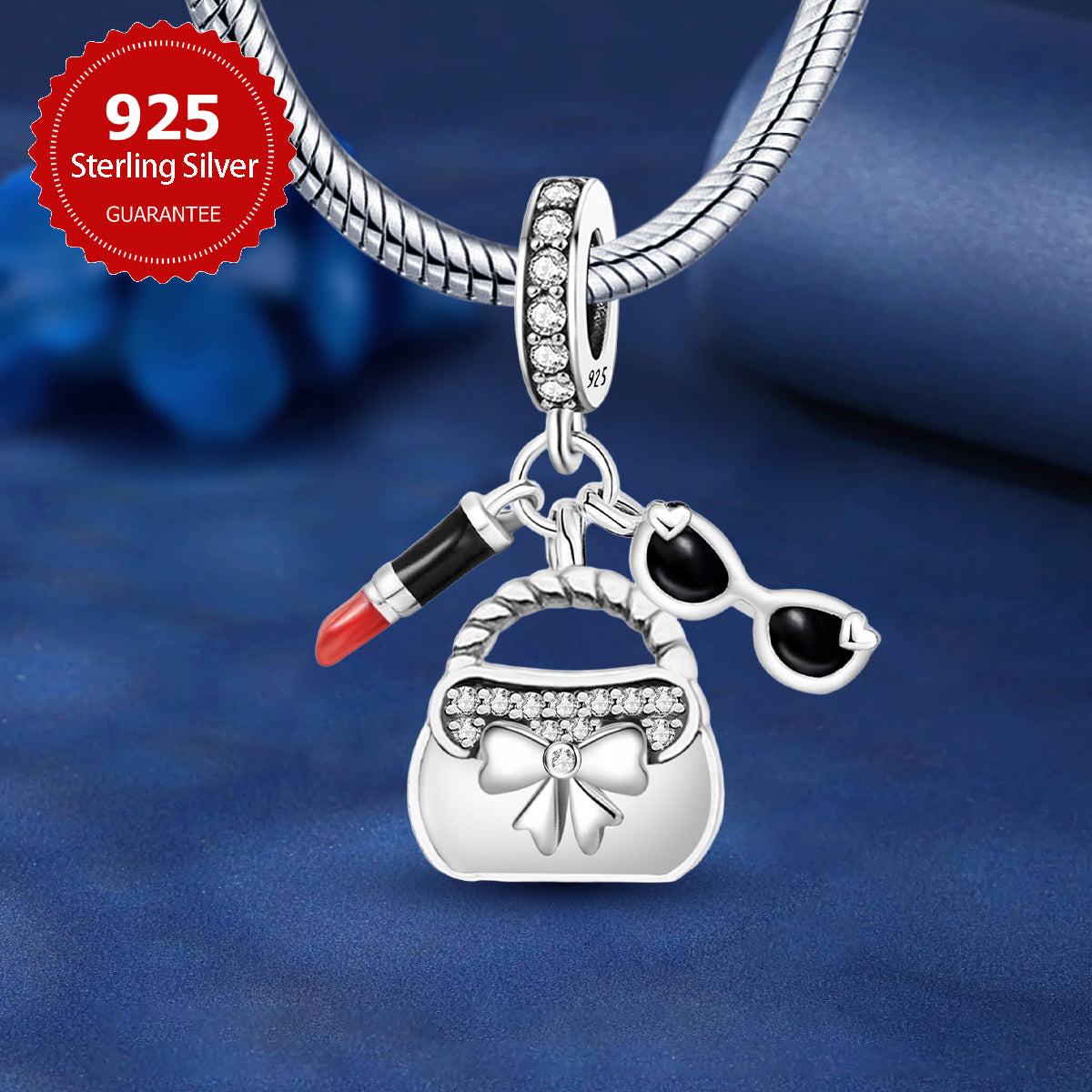 925 Sterling silver charm bead