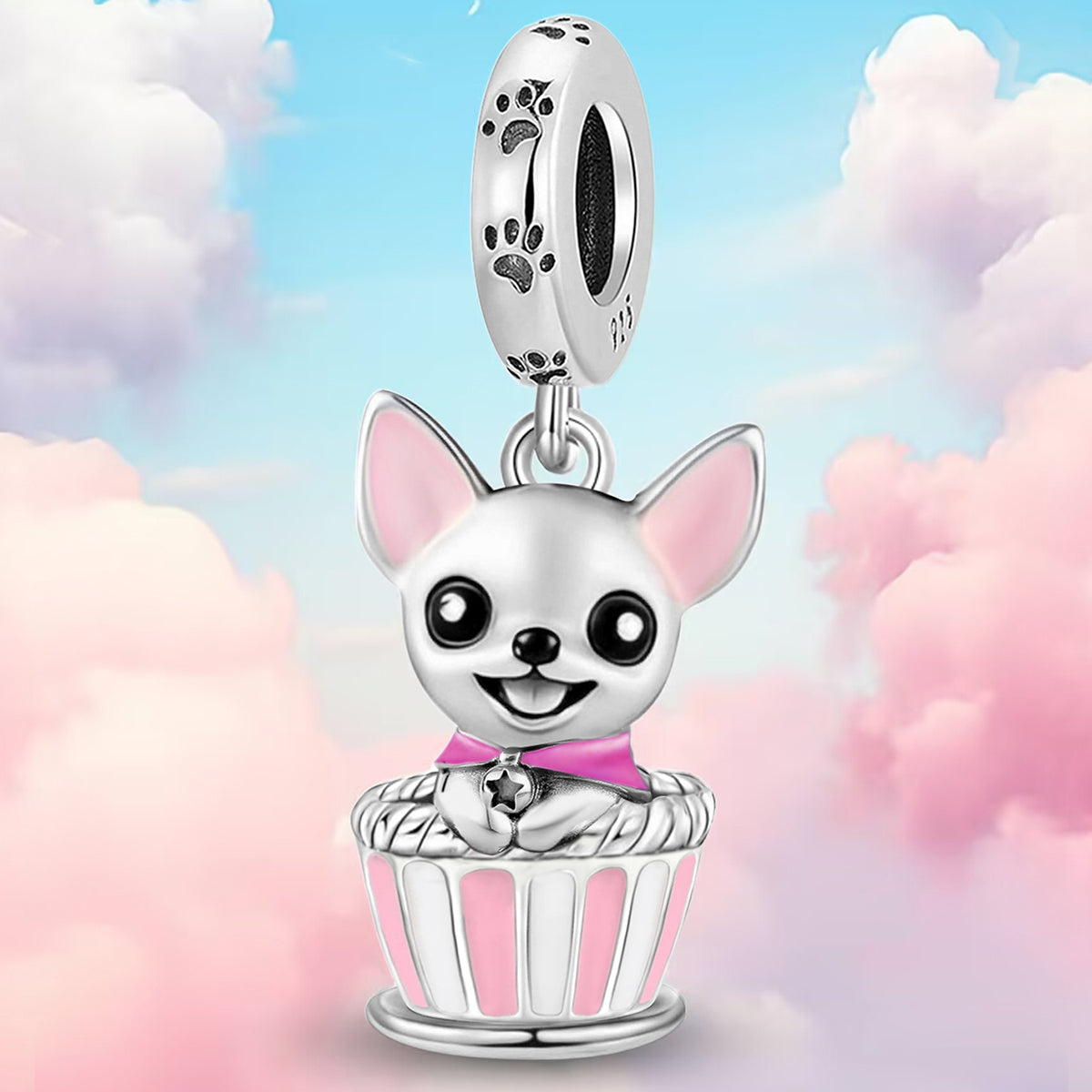 925 Sterling silver charm bead