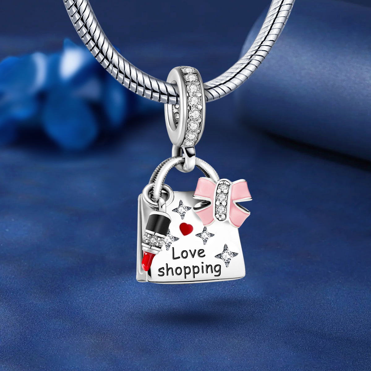 925 Sterling silver charm bead