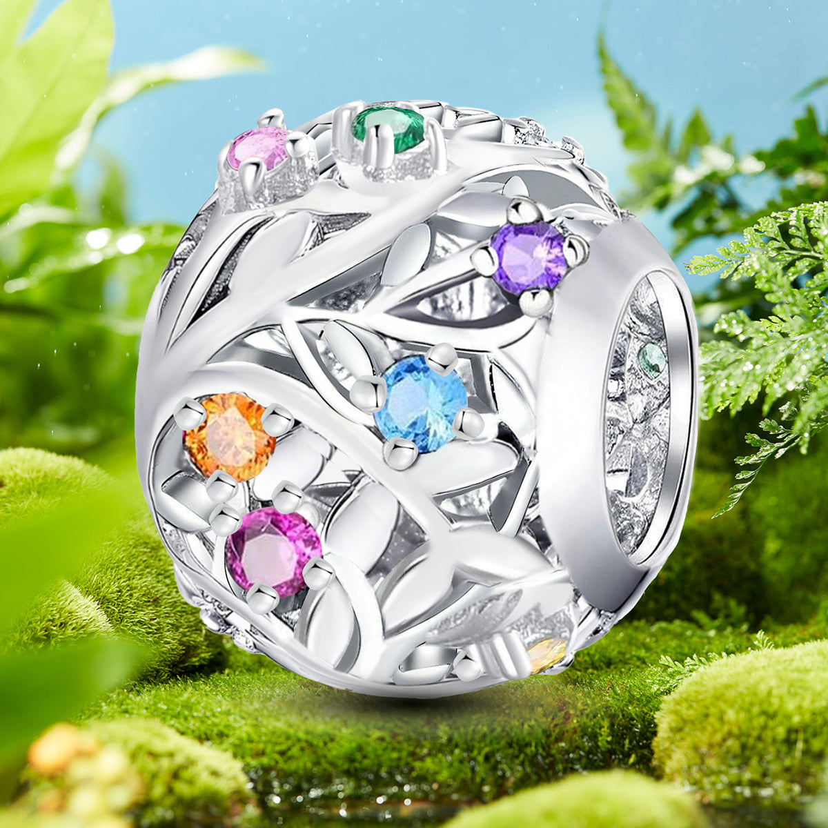 925 Sterling silver charm bead