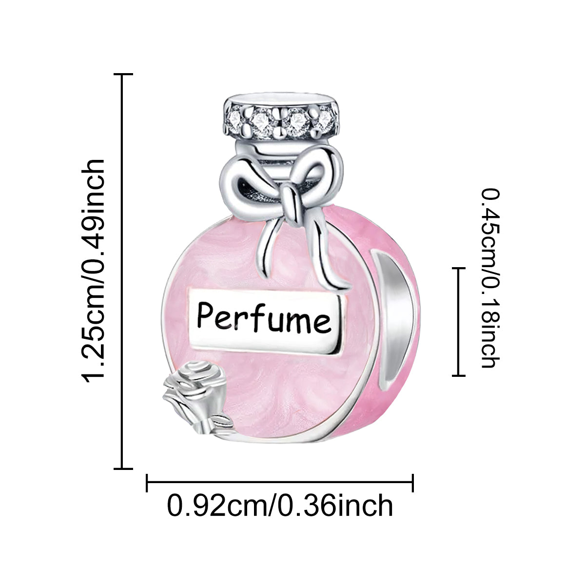 925 Sterling silver charm bead