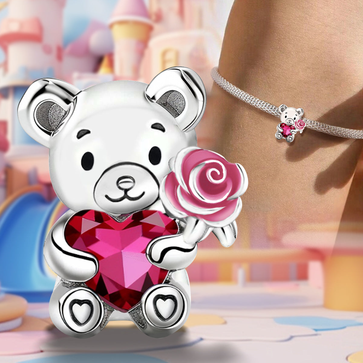 925 Sterling silver charm bead