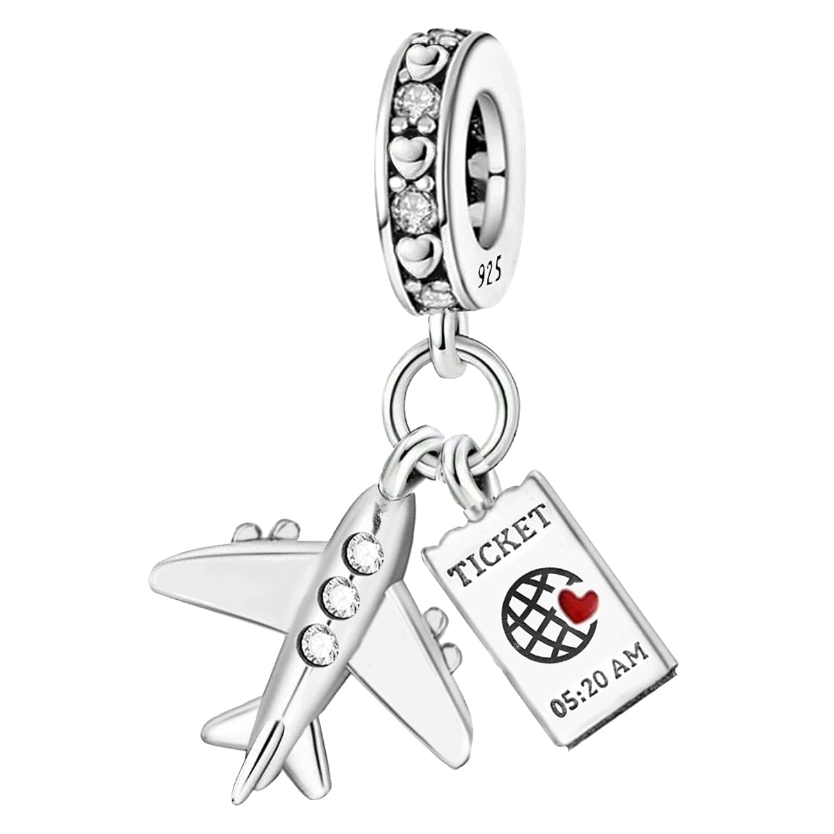 925 Sterling silver charm bead