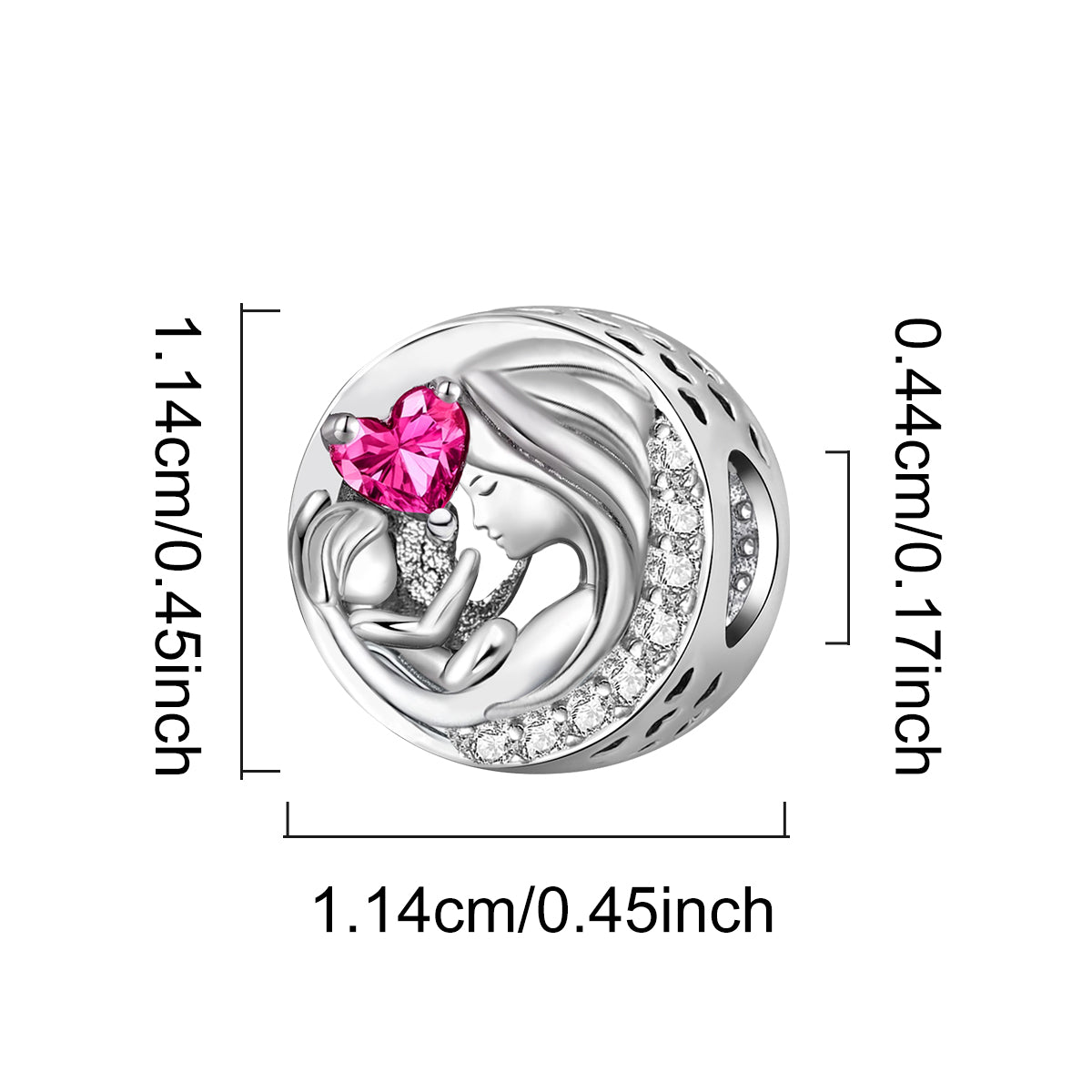 925 Sterling silver round bead