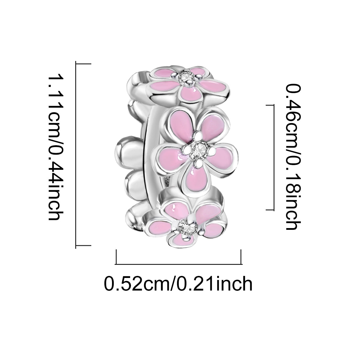 925 Sterling silver bead