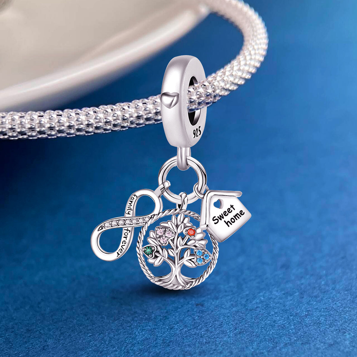 925 Sterling silver charm bead