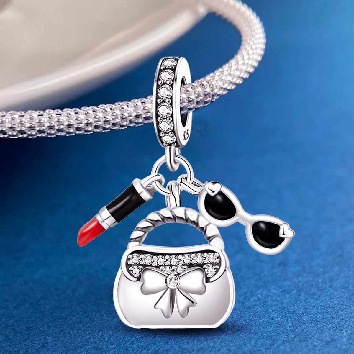 925 Sterling silver charm bead