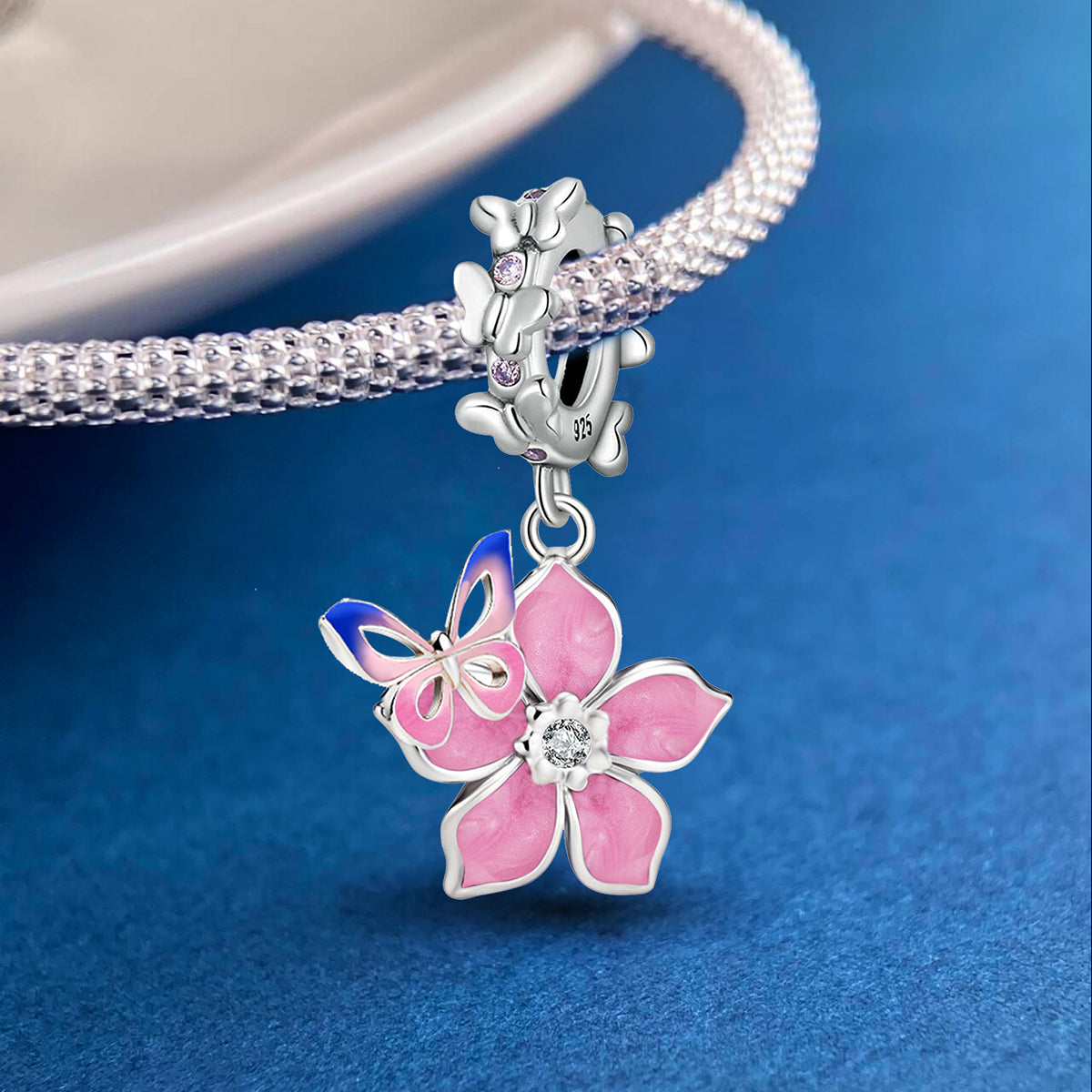 925 Sterling silver charm bead