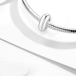 925 Sterling silver round charm bead