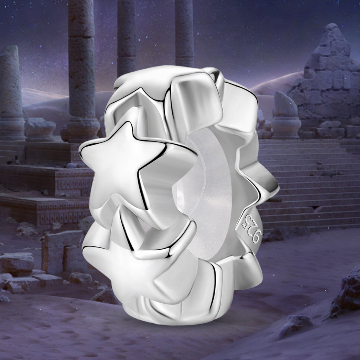 925 Sterling silver bead