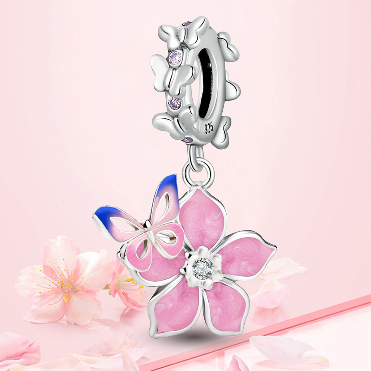 925 Sterling silver charm bead