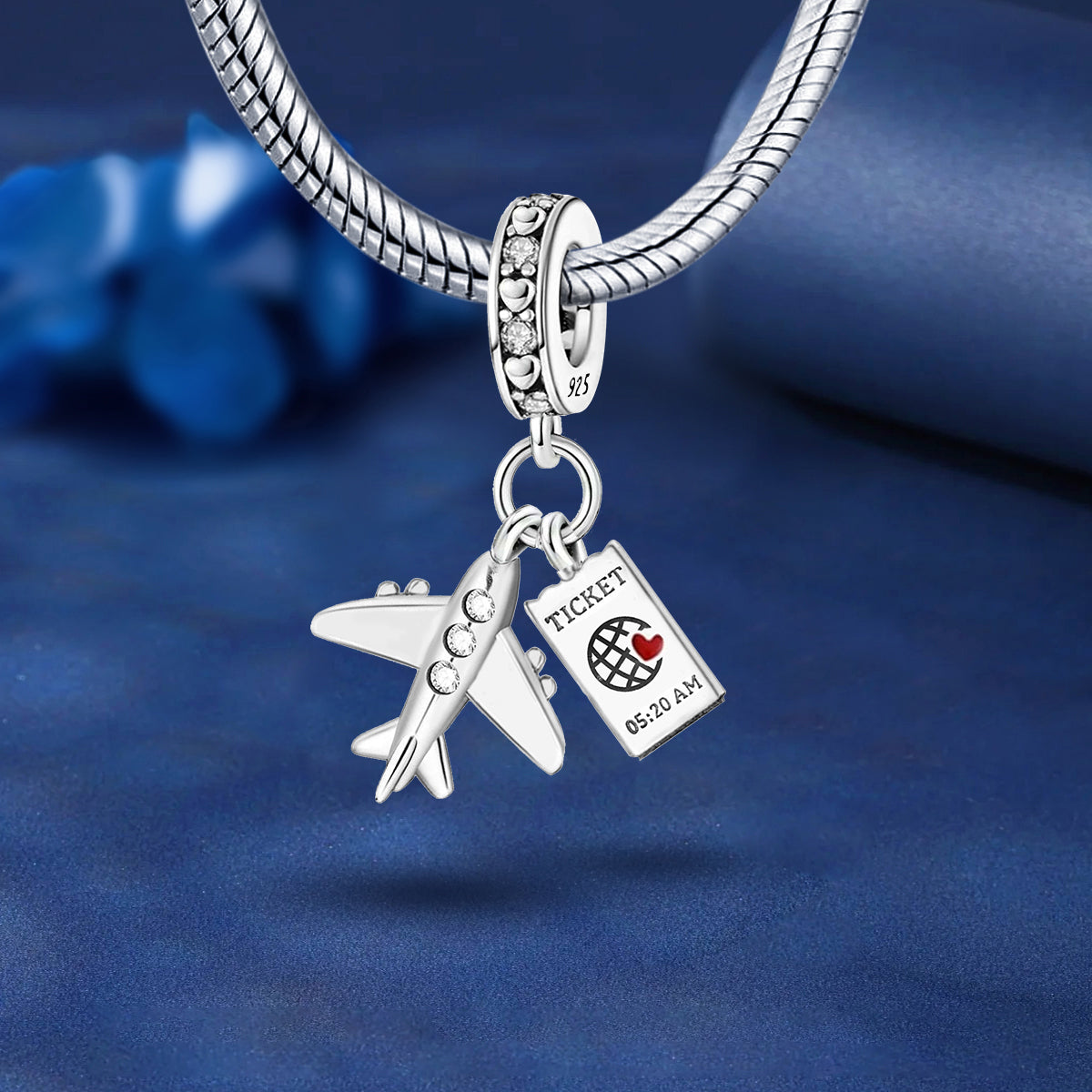 925 Sterling silver charm bead