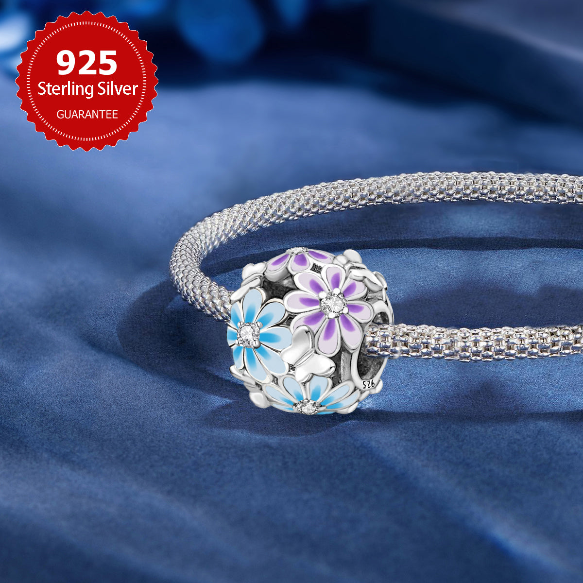 925 Sterling silver charm bead