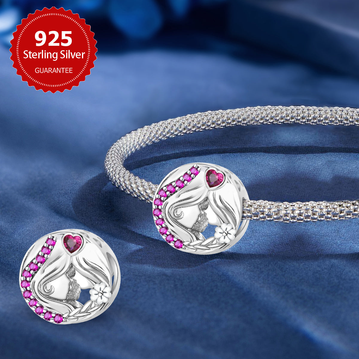 925 Sterling silver round bead