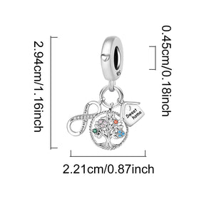 925 Sterling silver charm bead