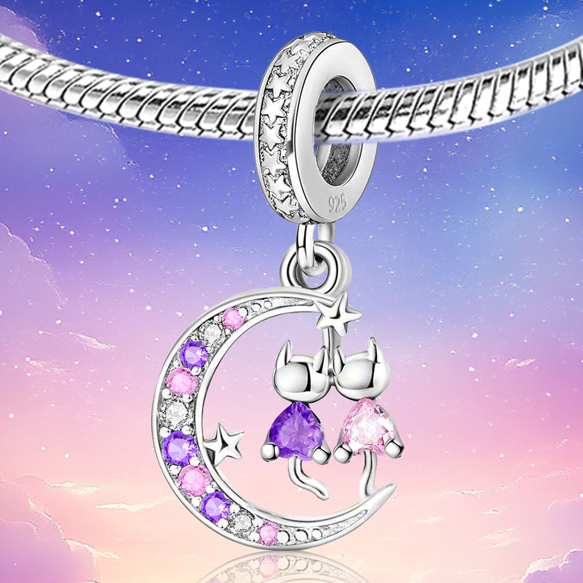 925 Sterling silver charm bead